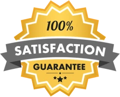 100% satisfaction guarantee